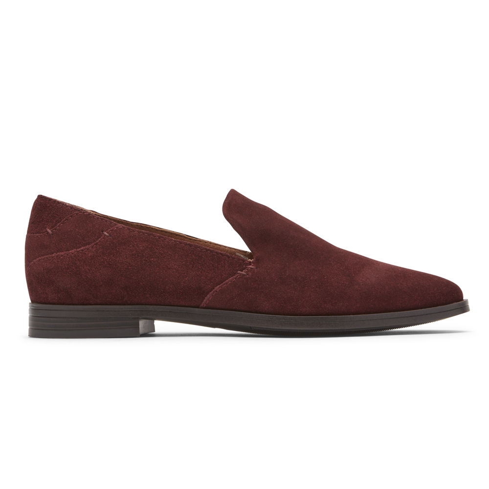 Rockport Singapore Womens Loafers - Perpetua Burgundy - VF8326471